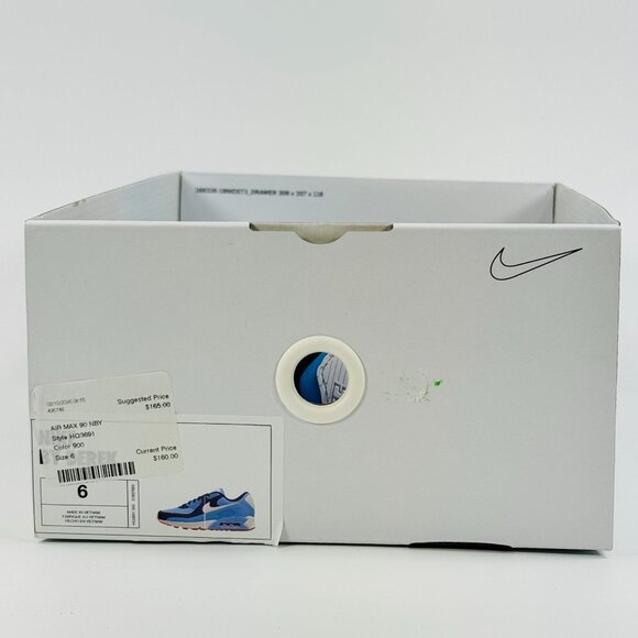 Nike Air Max 90 By You 'University Blue Gum' HQ3691-900 size 6 M / 7.5 W - Picture 8 of 8